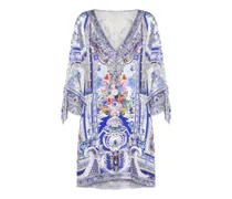 Kaftan mit V-Ausschnitt - Blau