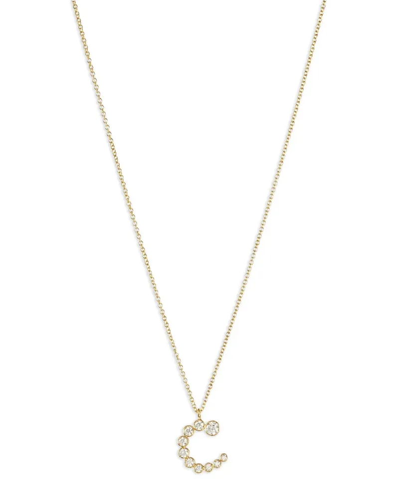 Sophie Bille Brahe 18kt Soprano C Gelbgoldhalskette mit Diamanten Gold