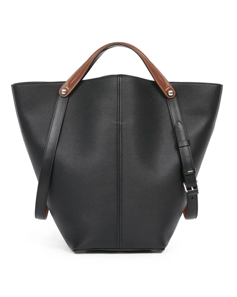 Maison Margiela Mittelgroße Dress-Age Schultertasche - Schwarz Schwarz
