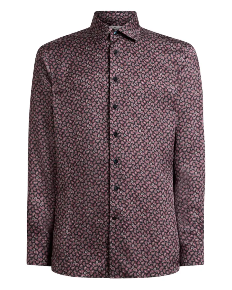 Etro Hemd mit Paisleymuster - Blau Blau