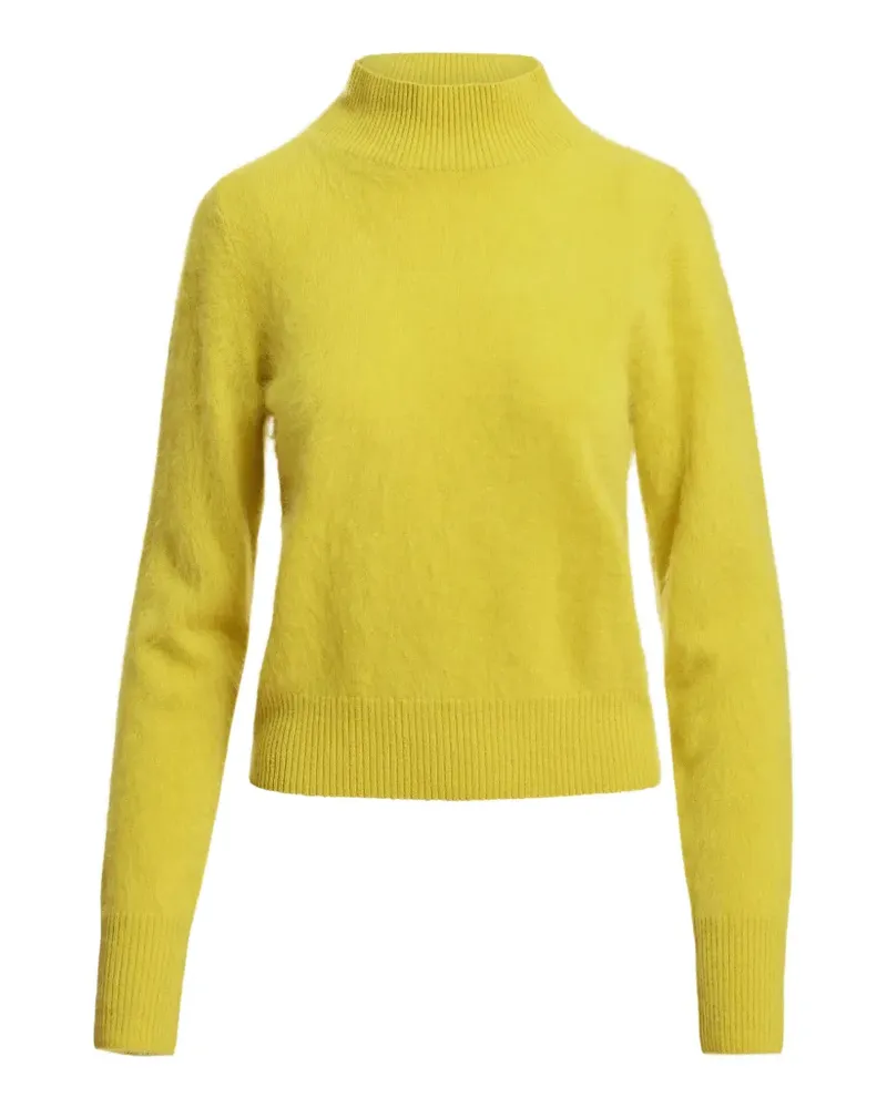 Essentiel Karacas Pullover mit geripptem Besatz - Gelb Gelb