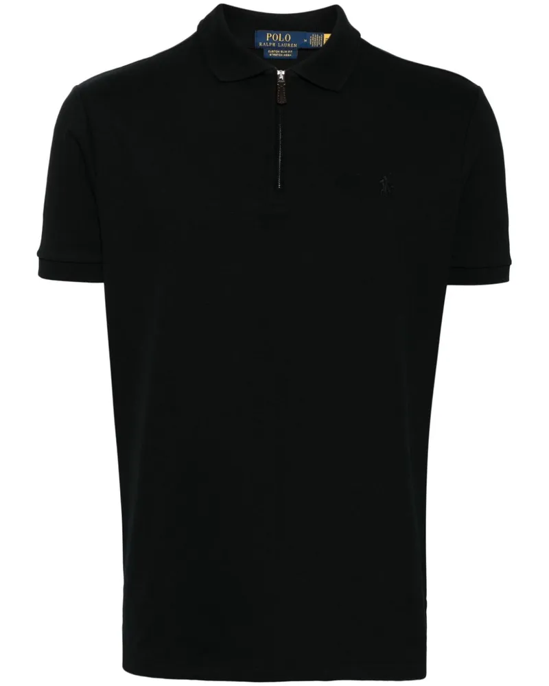 Ralph Lauren Poloshirt mit Polo Pony-Stickerei - Schwarz Schwarz