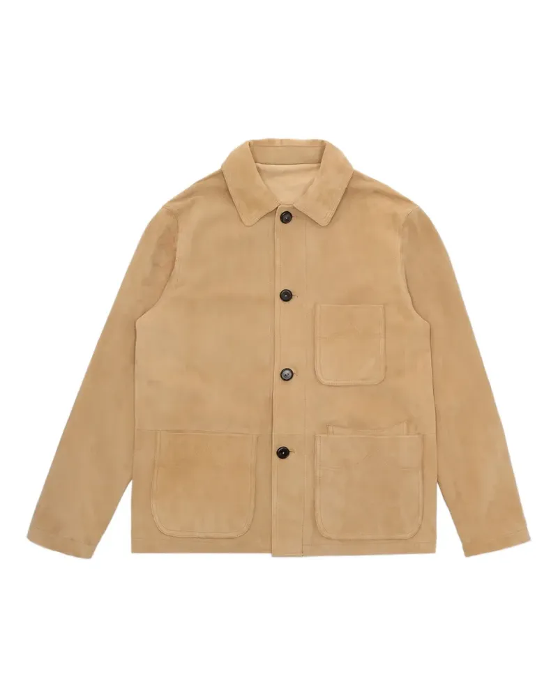 Fortela Montana suede jacket - Nude Nude