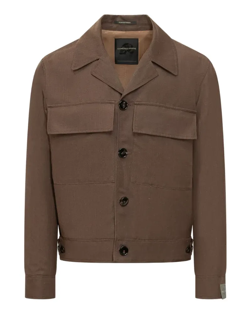 Gabriele Pasini flap-pocket jacket - Braun Braun