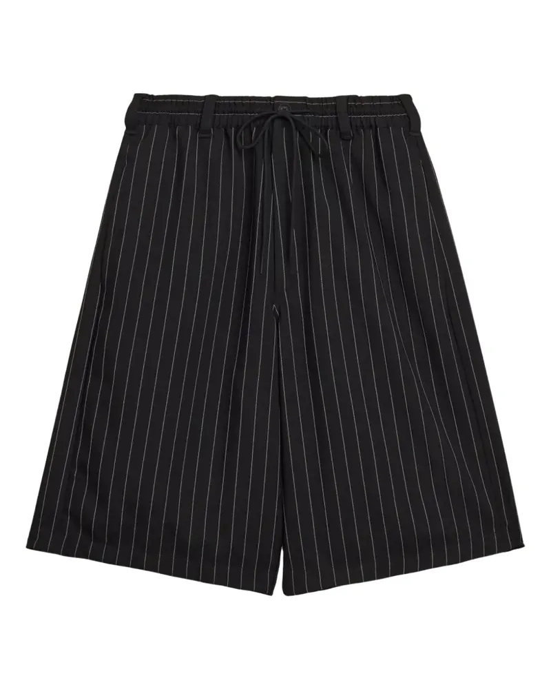 Y-3 Shorts mit Nadelstreifen - Schwarz Schwarz