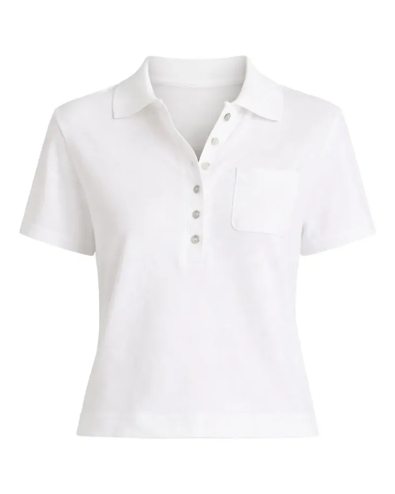 Vince pocket polo T-shirt - Weiß Weiß