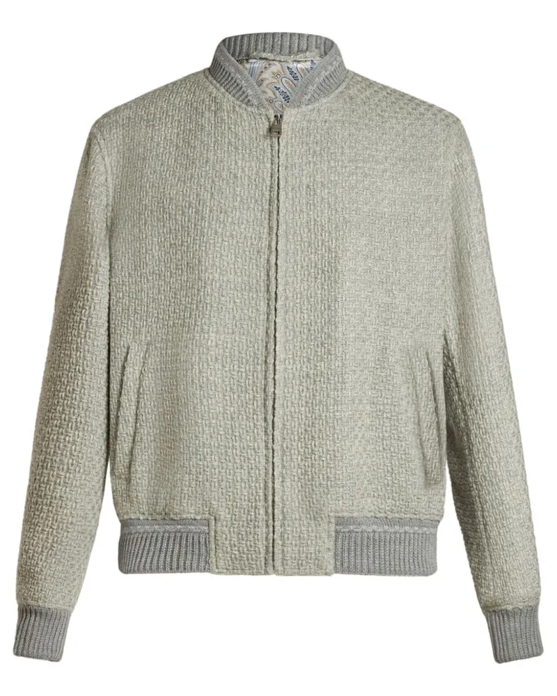 Etro Woll-Bomberjacke mit Reißverschluss - Nude Nude