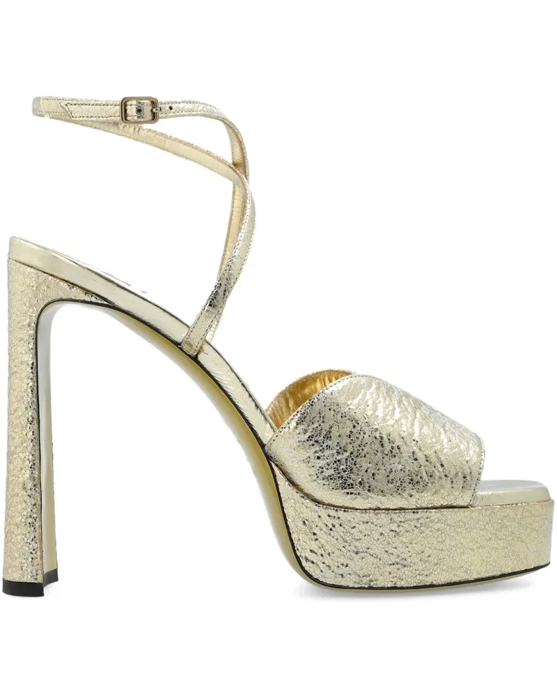 Jimmy Choo Karli Plateau-Sandalen 145mm - Gold Gold