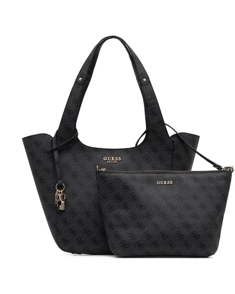 Guess Calista 4G Tote Bag - Schwarz Schwarz