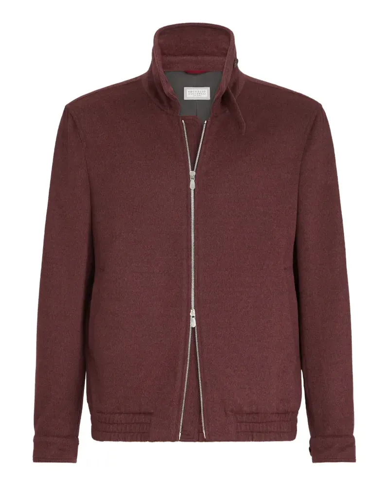 Brunello Cucinelli Jacke mit Reißverschluss - Rot Rot