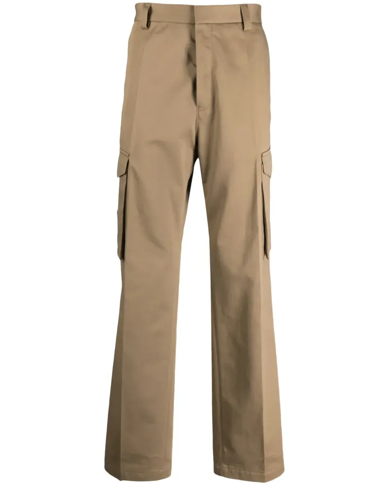 HUGO BOSS Cargohose mit geradem Bein - Braun Braun