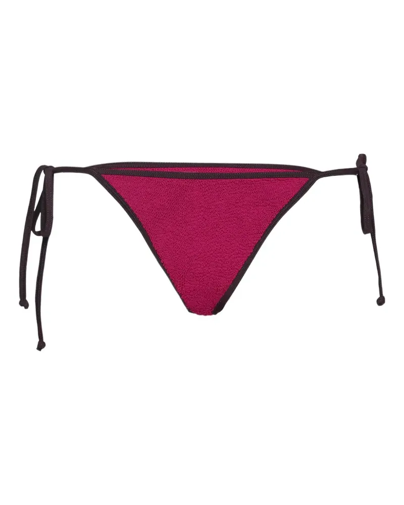 bond-eye Slip mit Kontrastdetails - Rosa Rosa