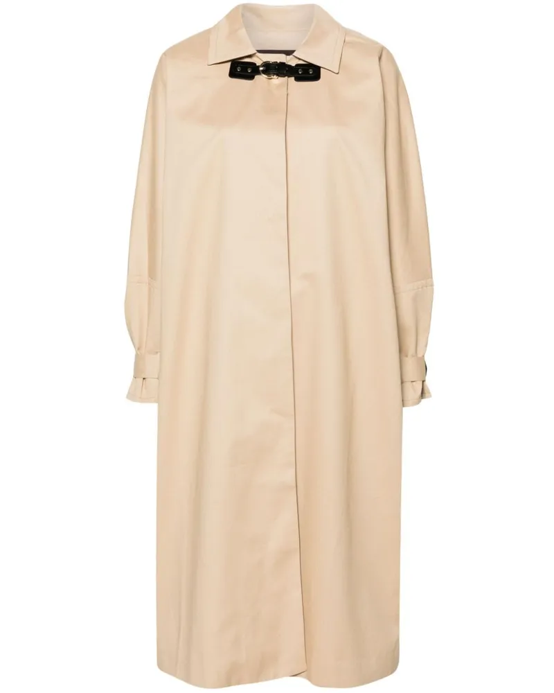 Maje Trenchcoat mit Gürtel - Nude Nude