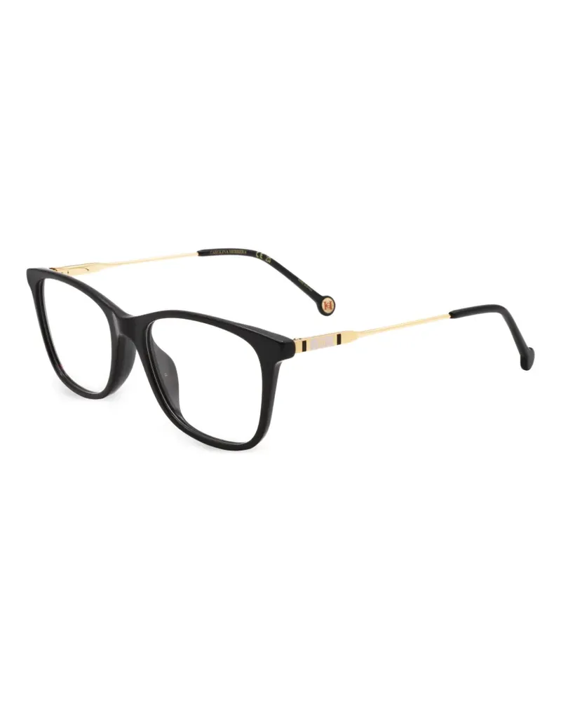 Carolina Herrera New York Brille mit eckigem Gestell - Schwarz Schwarz