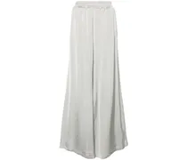 Satinhose mit weitem Bein - Grau