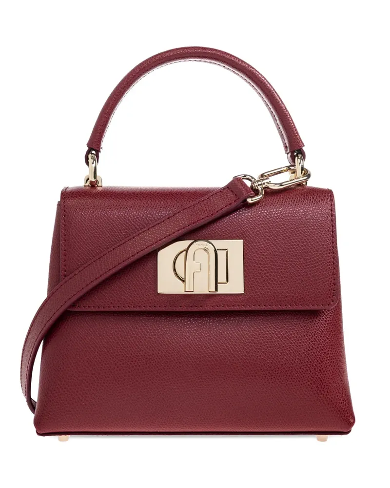 Furla Mini 1927 Tote Bag mit Logo-Schild - Rot Rot