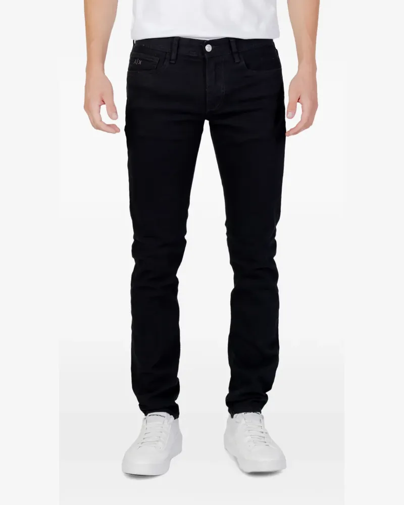 Armani Exchange Klassische Slim-Fit-Jeans - Schwarz Schwarz