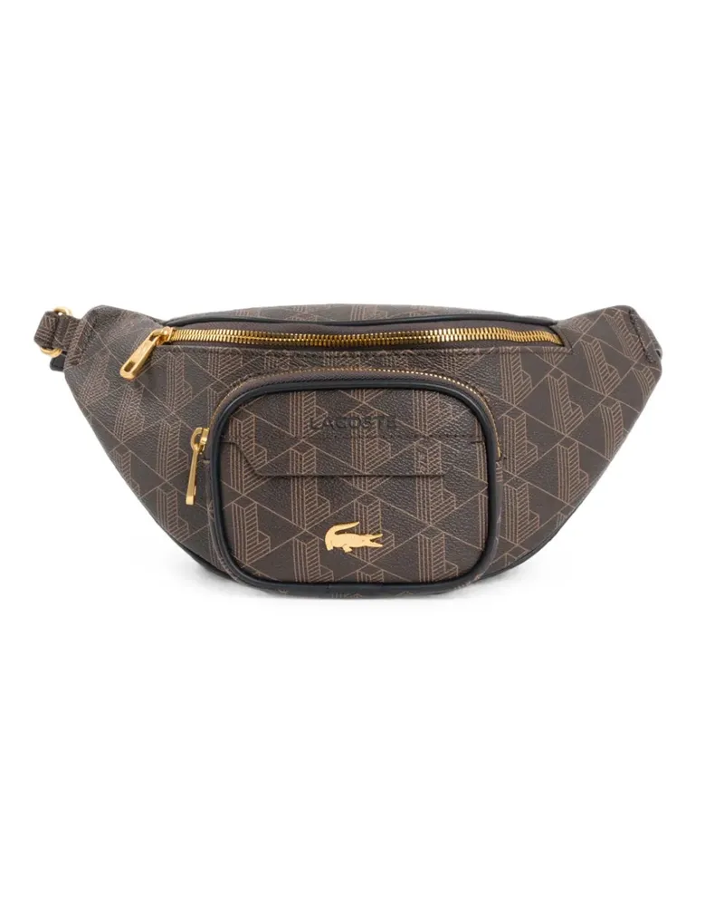 Lacoste The Blend monogram-print belt bag - Braun Braun