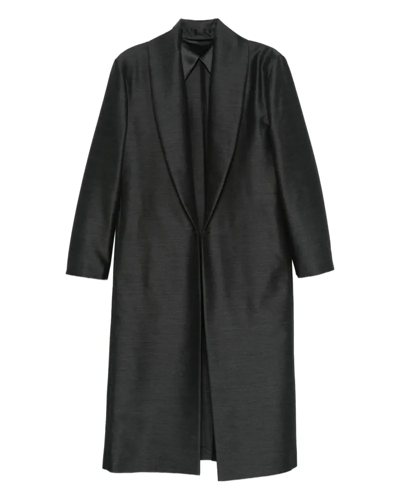 Alberta Ferretti Mantel mit Schalkragen - Schwarz Schwarz