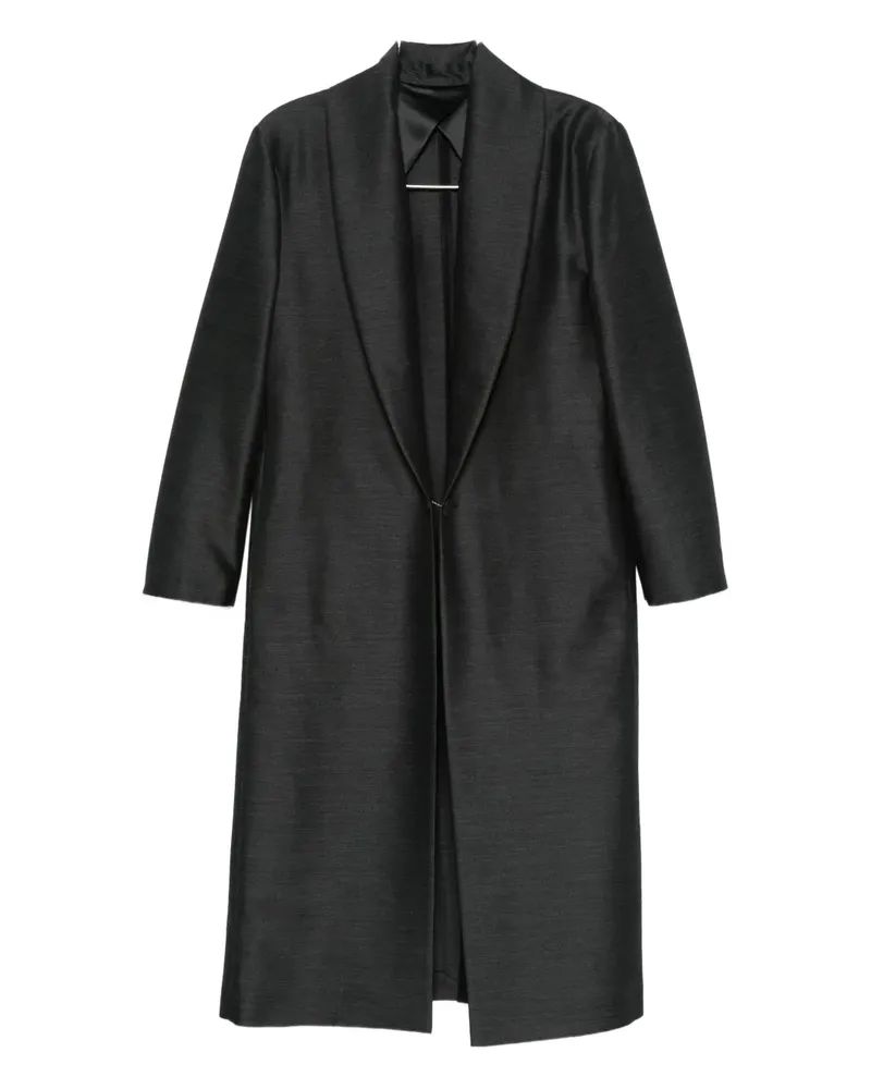 Alberta Ferretti shawl-lapel coat - Schwarz Schwarz