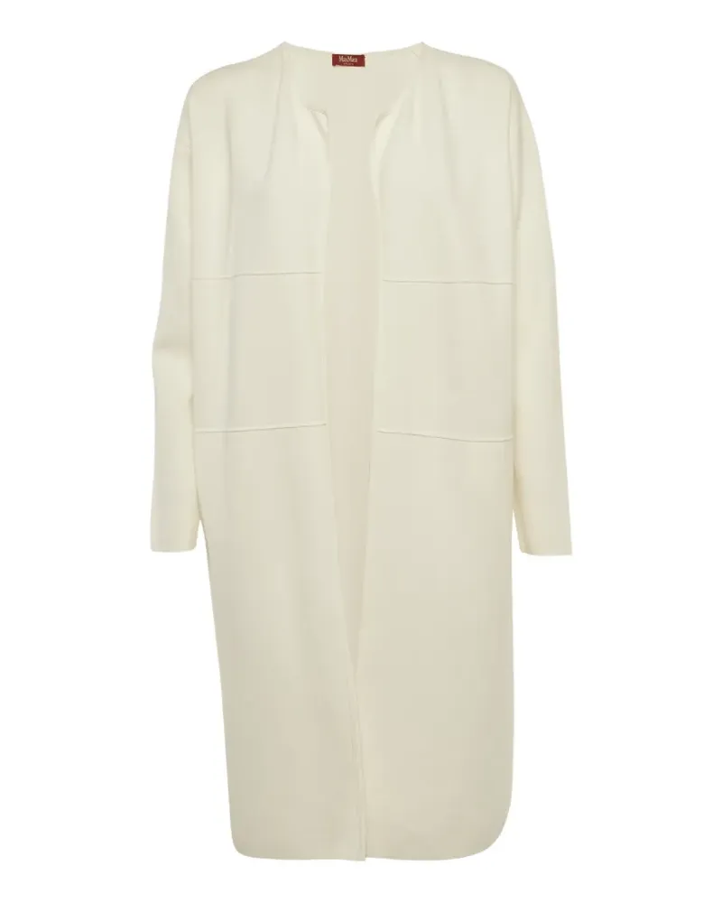 Max Mara Offener Cardigan - Weiß Weiß