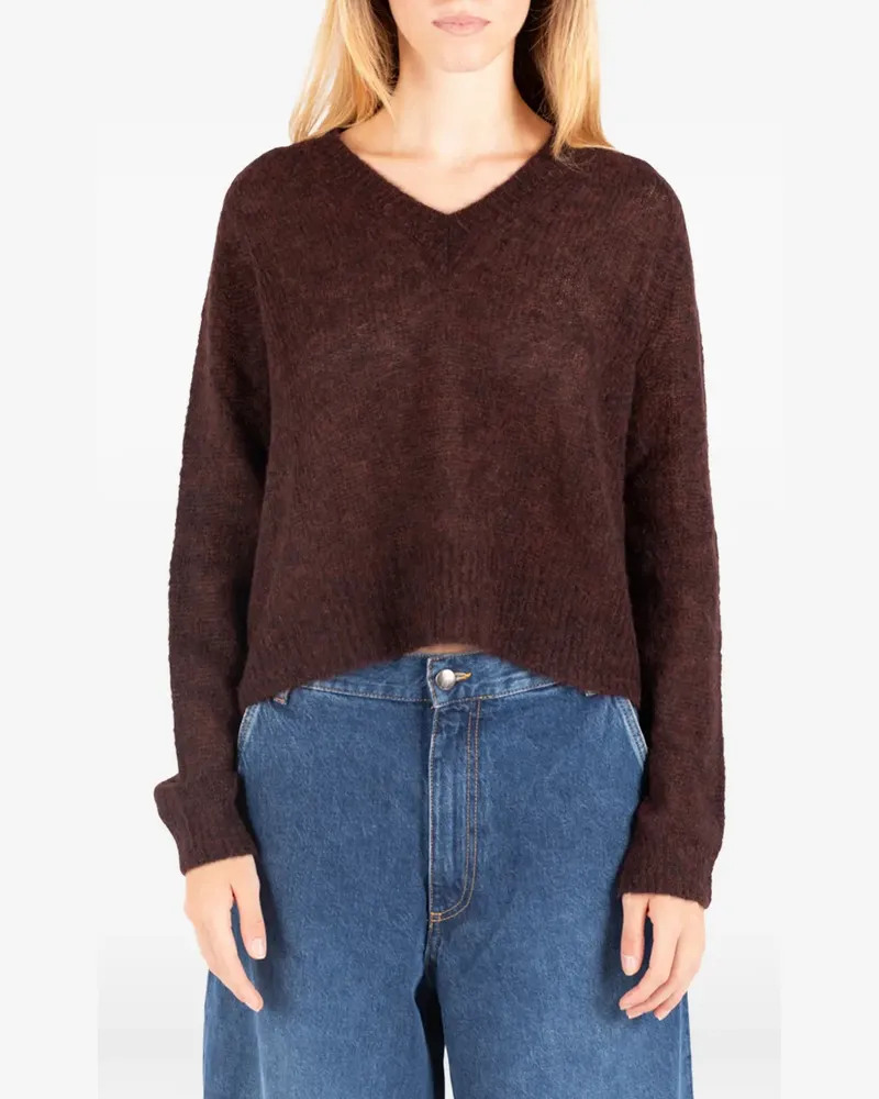 Société Anonyme Emily V-neck sweater - Braun Braun