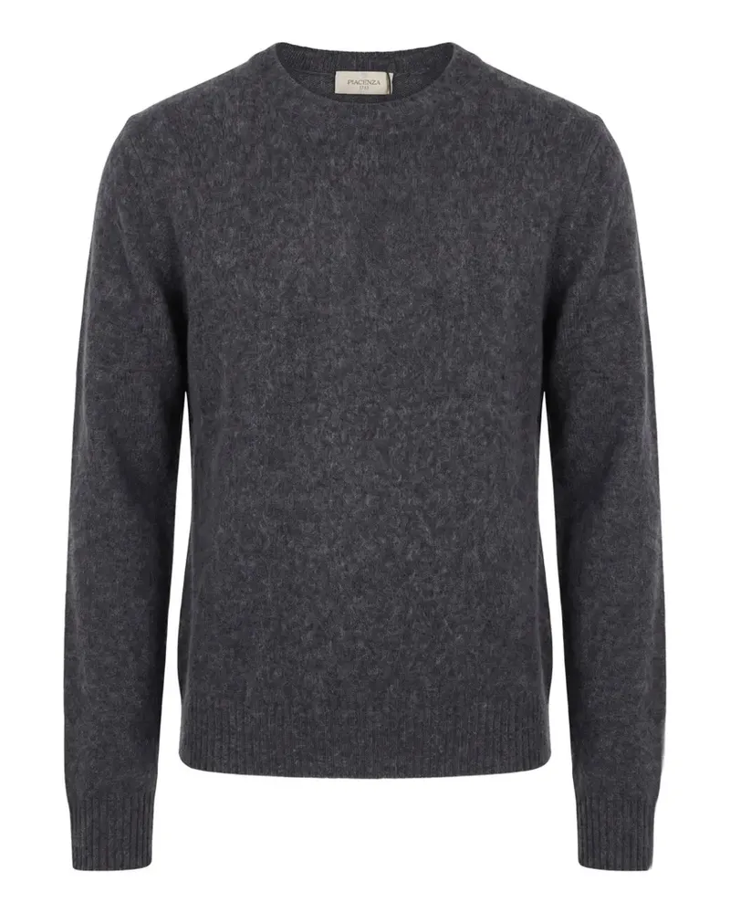 Piacenza Cashmere Pullover mit rundem Ausschnitt - Grau Grau