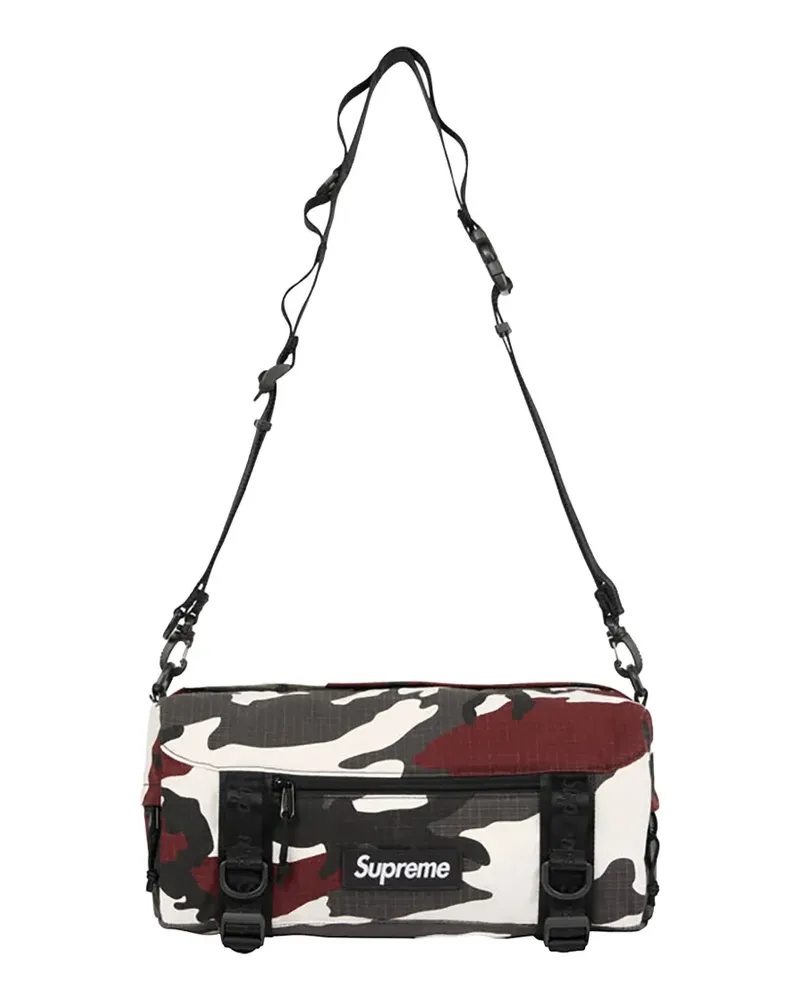 Supreme Being Ripstop-Kuriertasche mit Camouflage-Print - Rot Rot