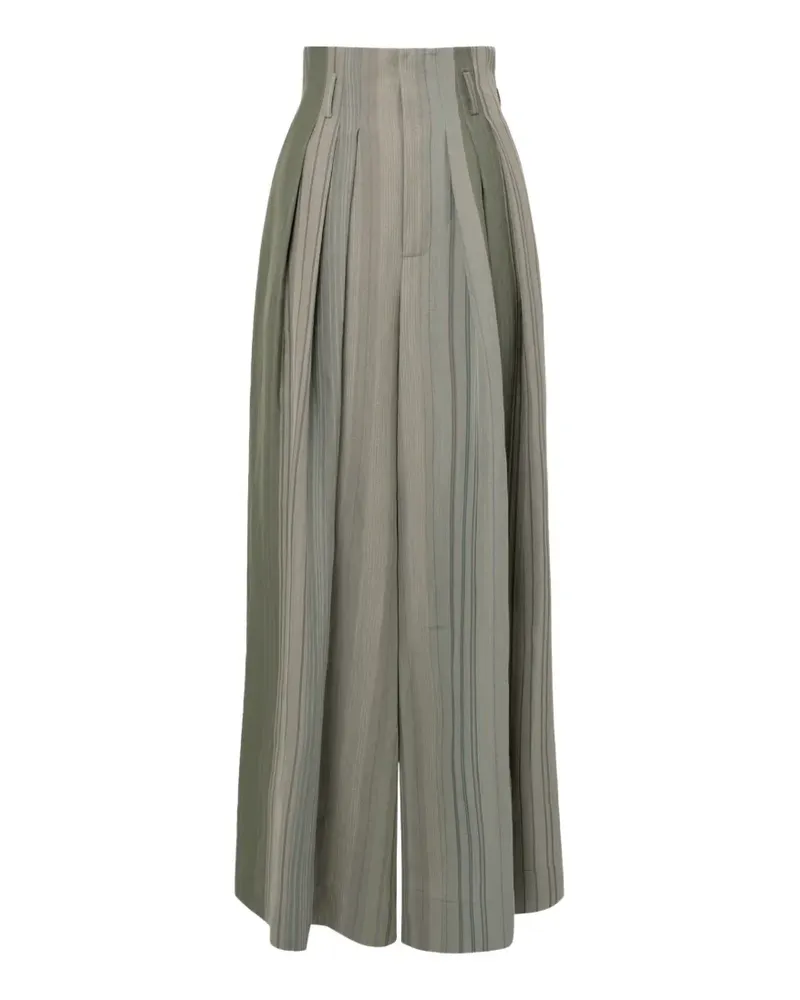 Vivienne Westwood Bag striped trousers - Grün Grün