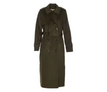 Trenchcoat mit Gürtel - Grün