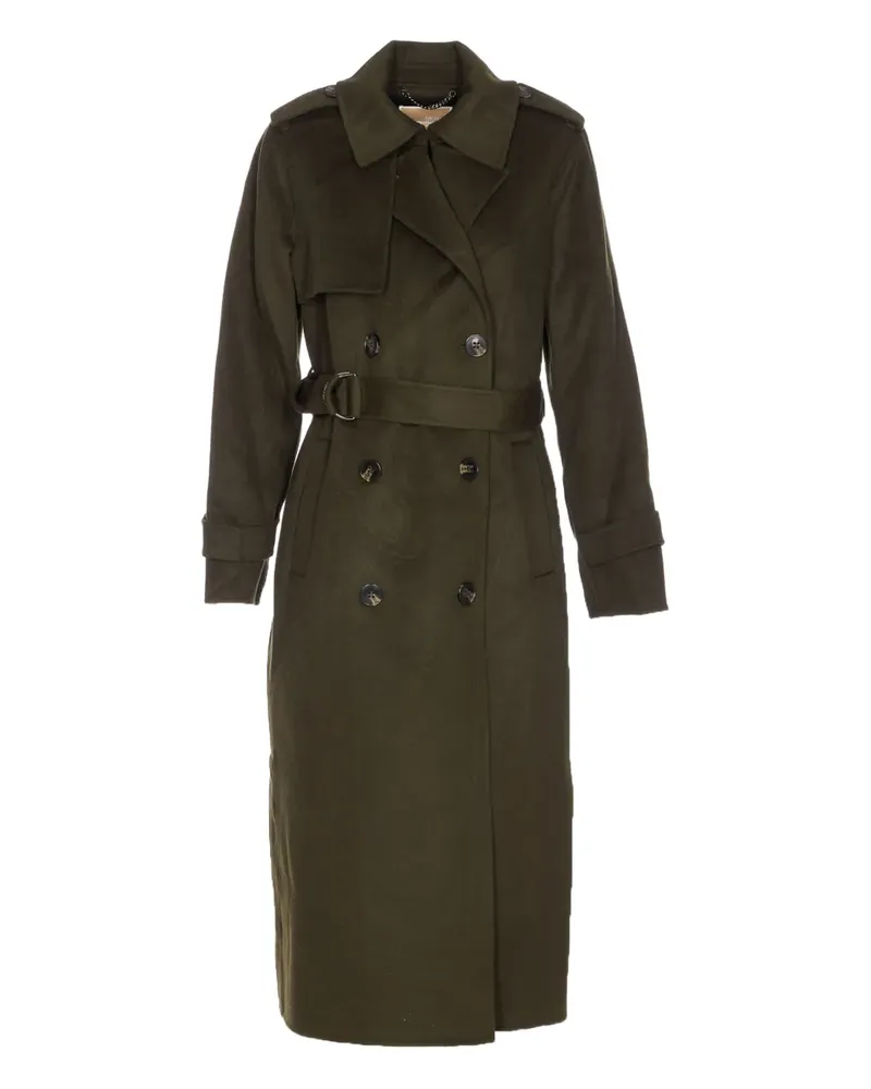 Michael Kors double-breasted belted trench coat - Grün Grün