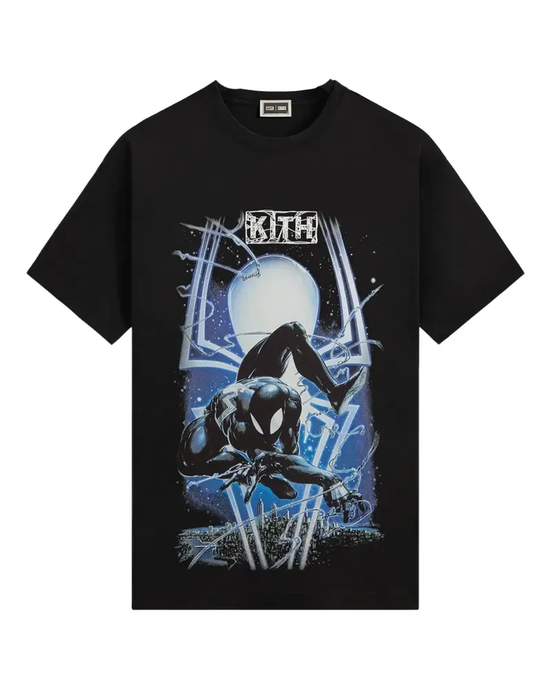 KITH T-Shirt mit grafischem Print - Schwarz Schwarz