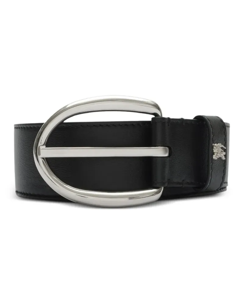 Burberry oval-buckle belt - Schwarz Schwarz