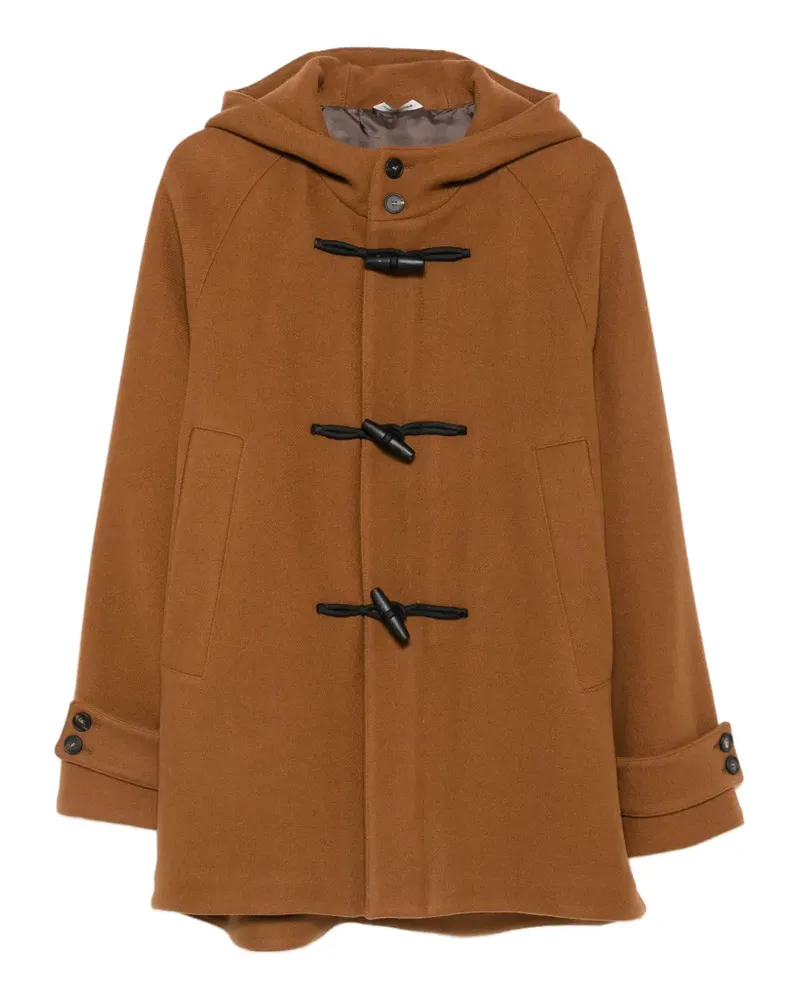 Tagliatore toggle-fastening hooded coat - Braun Braun