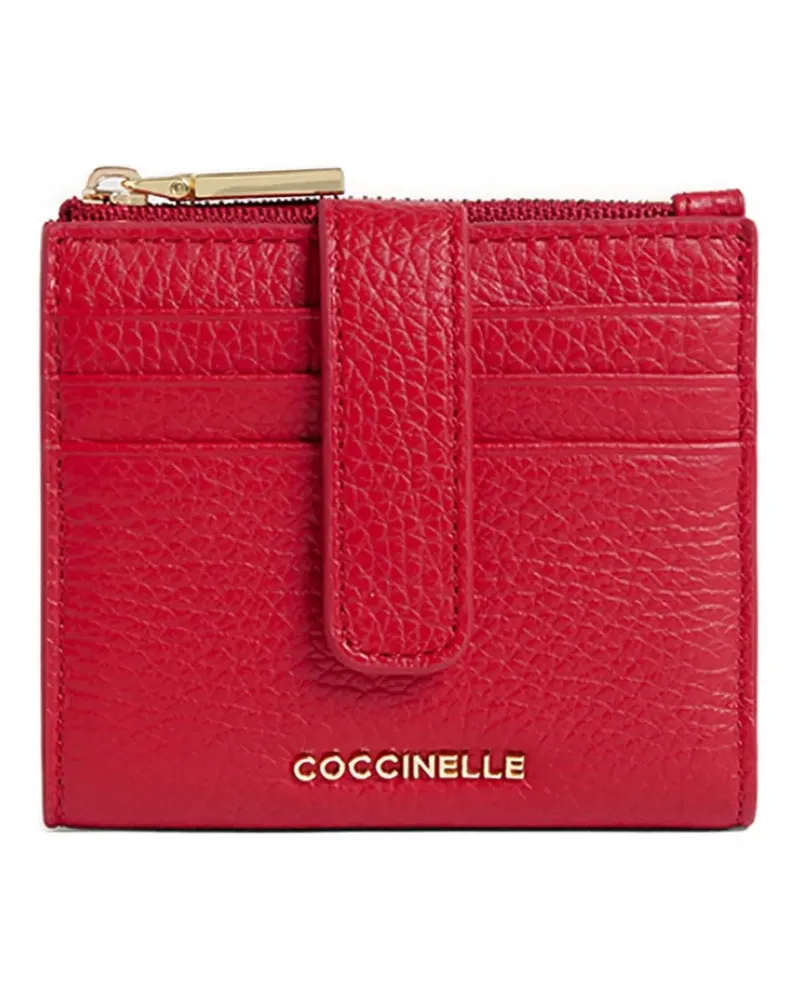 Coccinelle Red Portemonnaie mit Reißverschluss - Rot Rot