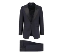 Shelton Anzug aus Wolle - Blau