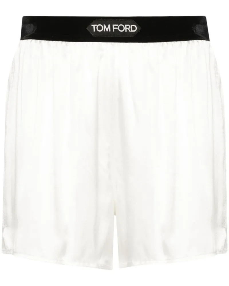 Tom Ford Shorts mit Logo - Nude Nude