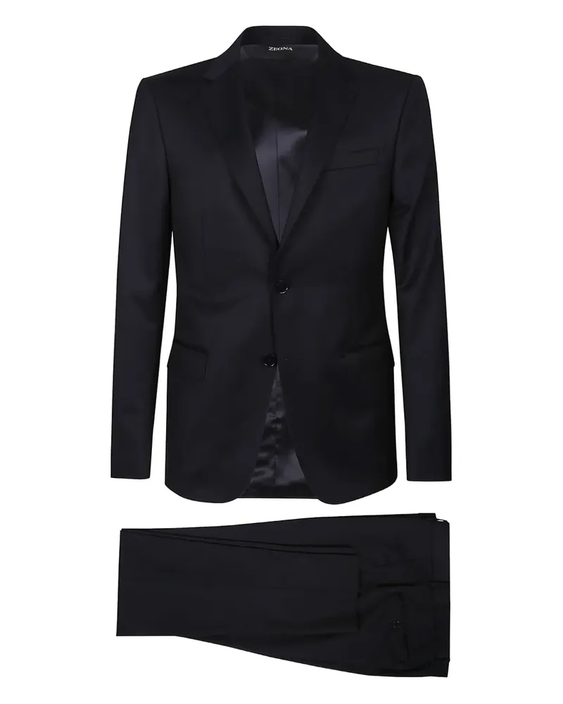 Ermenegildo Zegna Anzug mit zwei Knöpfen - Blau Blau