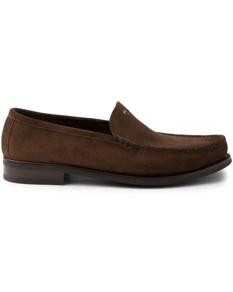 Prada Loafer aus Wildleder - Braun Braun
