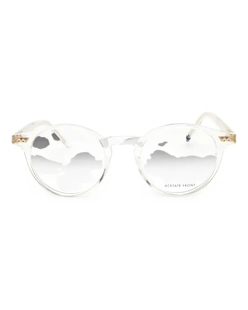 Tommy Hilfiger Brille mit rundem Gestell - Weiß Weiß