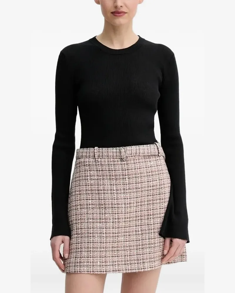 Day Birger et Mikkelsen Gerippter Teran Pullover - Schwarz Schwarz