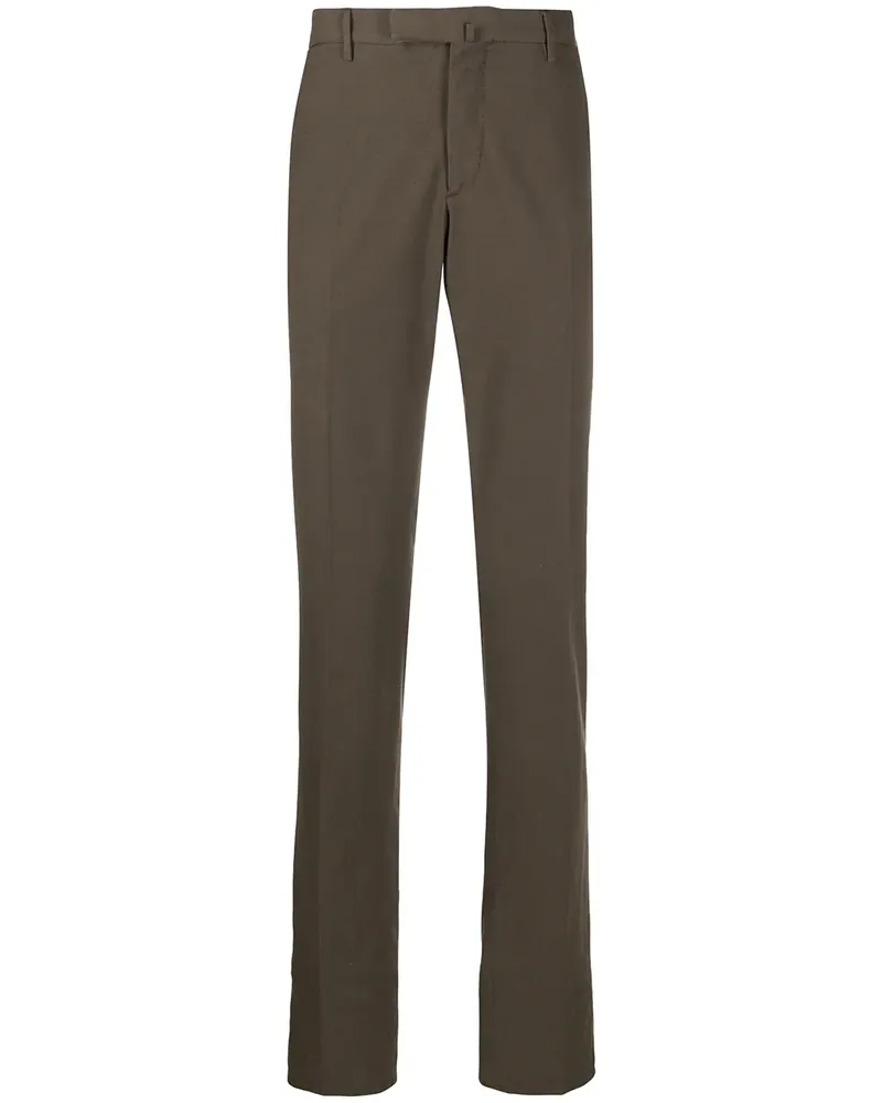 Incotex Hose mit geradem Bein - Braun Braun