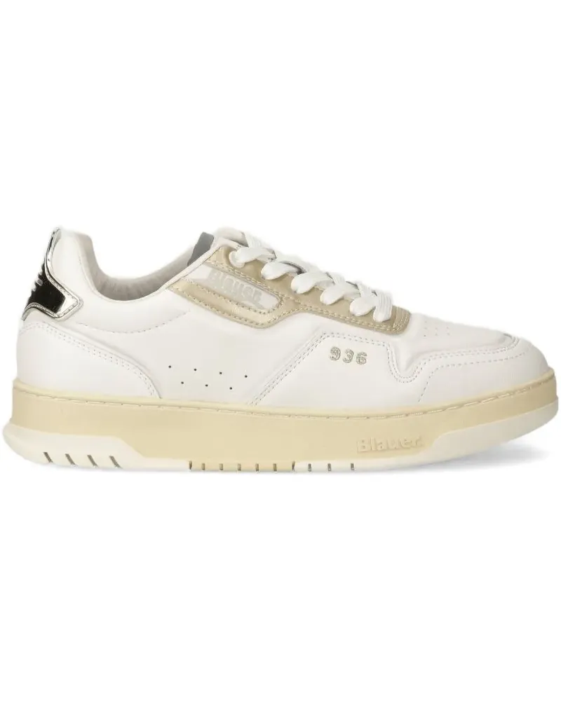 Blauer Damen Sneakers - Weiß Weiß