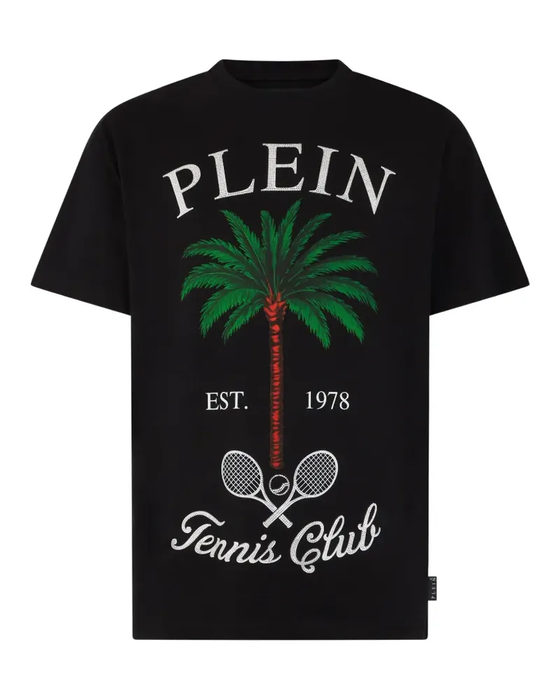 Philipp Plein T-Shirt mit rundem Ausschnitt - Schwarz Schwarz
