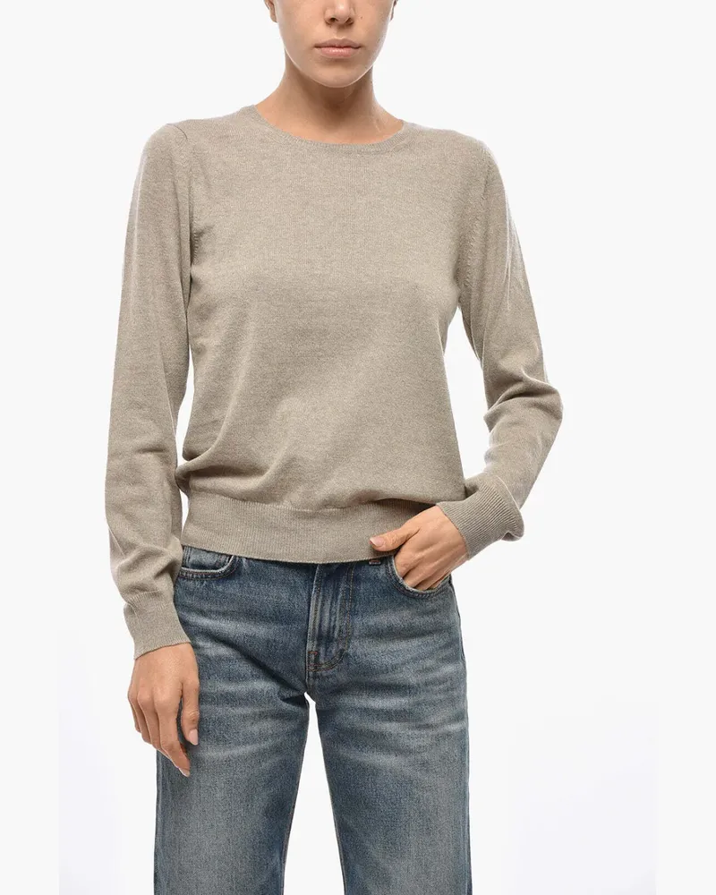 Malo Pullover mit rundem Ausschnitt - Nude Nude