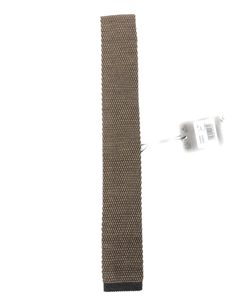 Corneliani wool tie - Braun Braun