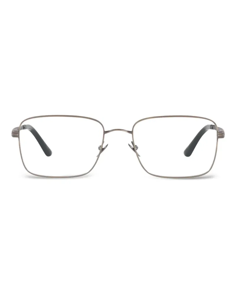 Giorgio Armani Brille mit eckigem Gestell - Grau Grau