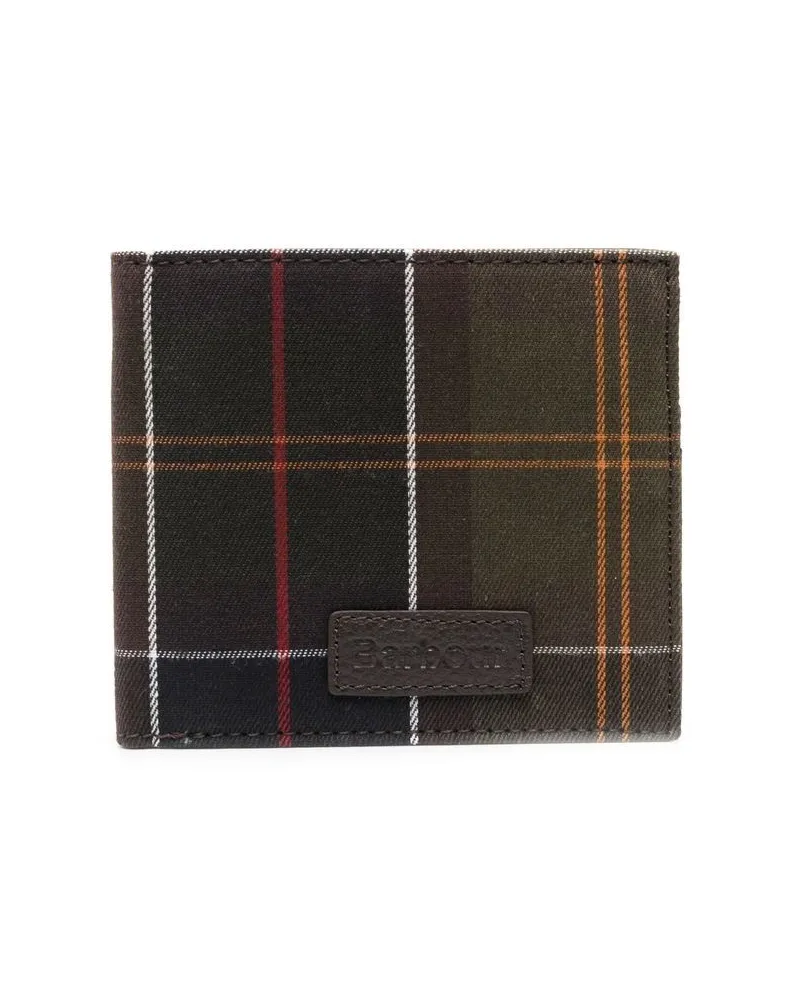 Barbour Portemonnaie mit Schottenkaro - Braun Braun