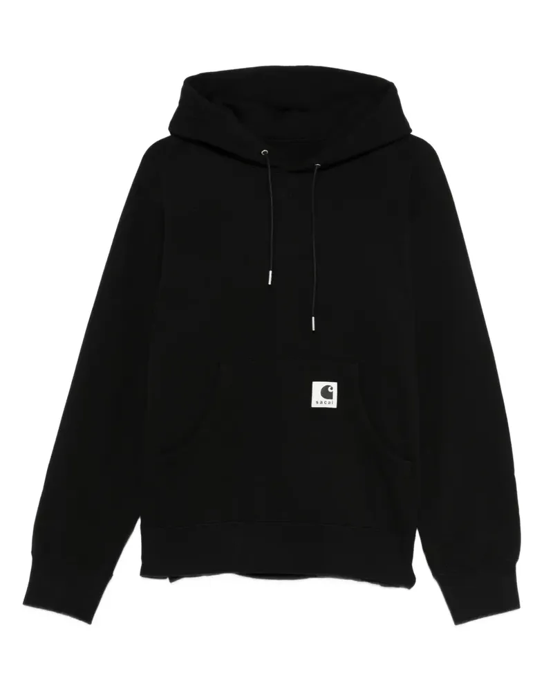 Carhartt WIP Hoodie mit Logo-Patch - Schwarz Schwarz