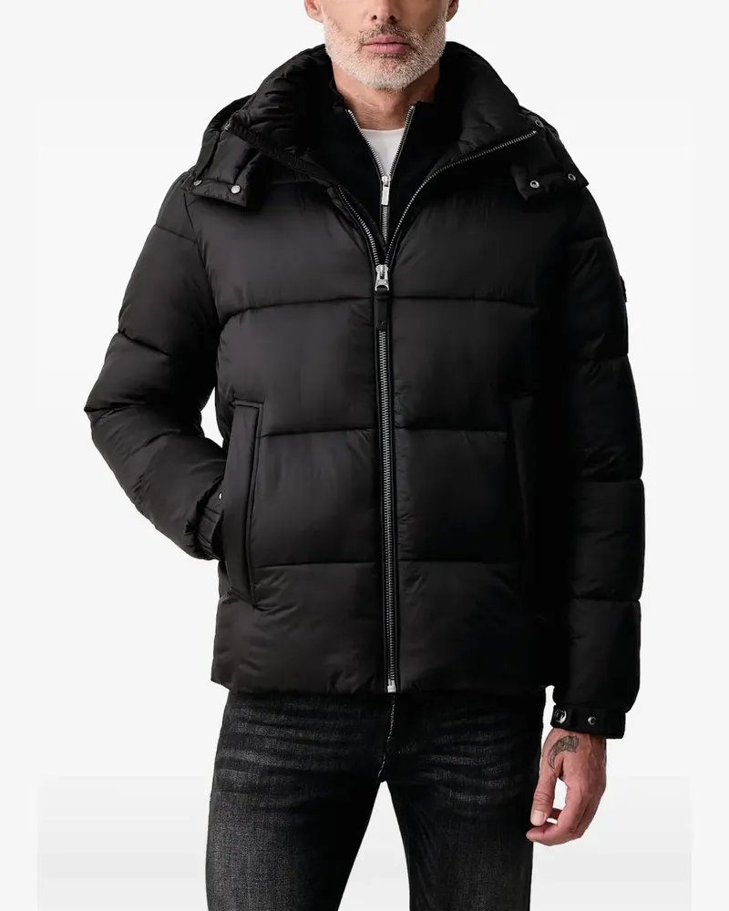JOOP! hooded quilted jacket - Schwarz Schwarz